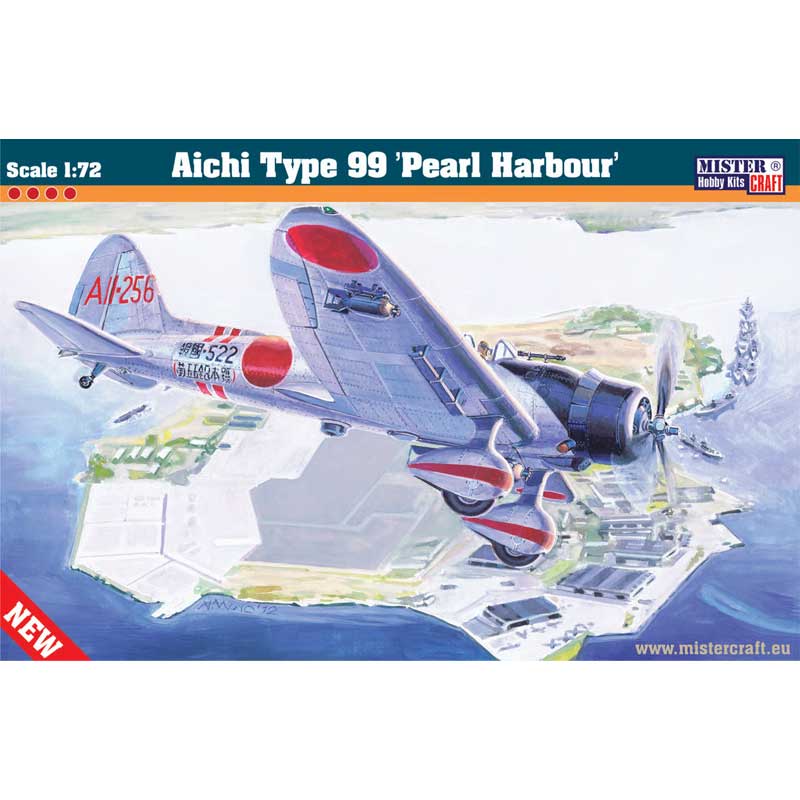 MisterCraft Aichi Type 99 Val Pearl Harbour (1/72) D-05 MisterCraft Aichi Type 99 Val Pearl Harbour (1/72) D-05