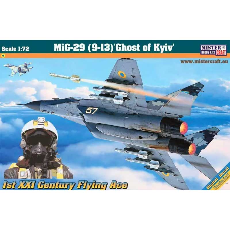 MisterCraft Mig-29 Ghost Of Kiev (1/72) D-110 MisterCraft Mig-29 Ghost Of Kiev (1/72) D-110