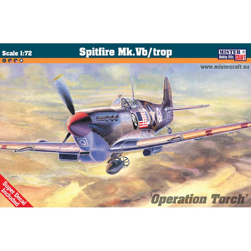 MisterCraft Spitfire Mk.Vb/Trop (1/72) D-192 MisterCraft Spitfire Mk.Vb/Trop (1/72) D-192