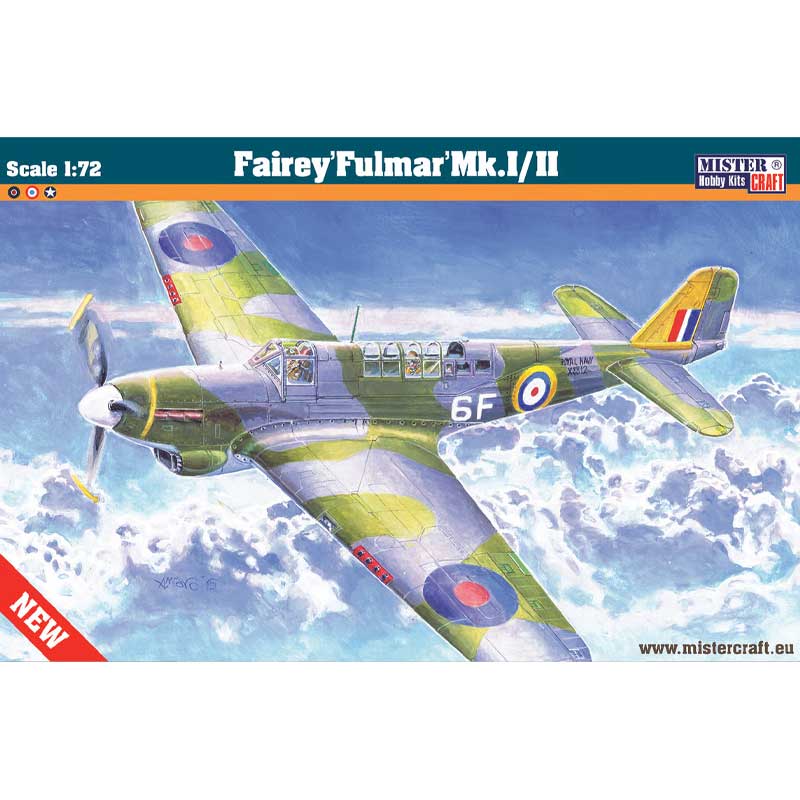 MisterCraft Fairey Fulmar Mk.1 / Mk.2 (1/72) D-217 MisterCraft Fairey Fulmar Mk.1 / Mk.2 (1/72) D-217