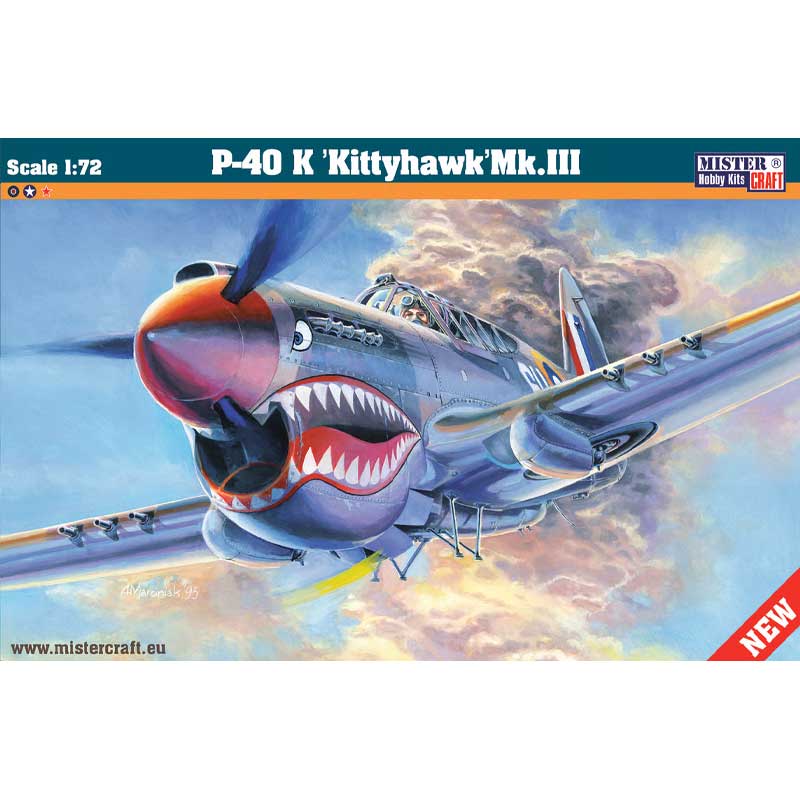MisterCraft P-40 Kittyhawk Mk III (1/72) D-220 MisterCraft P-40 Kittyhawk Mk III (1/72) D-220