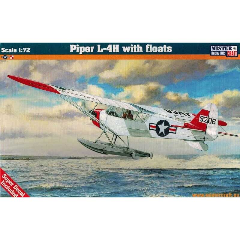 MisterCraft Piper L-4H With Floats (1/72) D-254 MisterCraft Piper L-4H With Floats (1/72) D-254