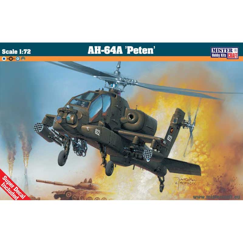 MisterCraft Apache AH-64A Peten (1/72) D-38 MisterCraft Apache AH-64A Peten (1/72) D-38
