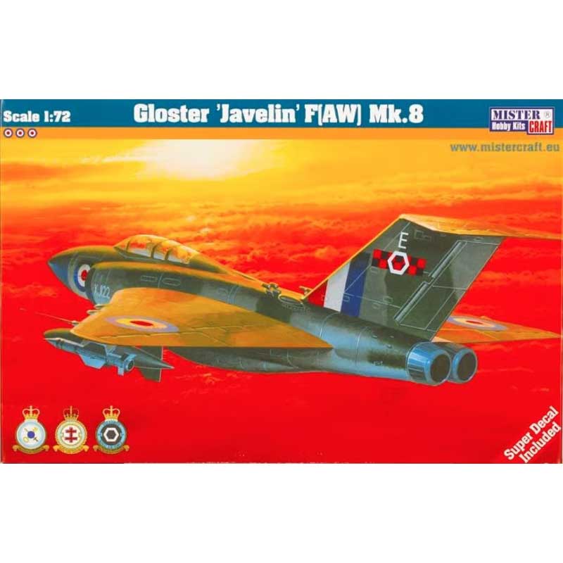 MisterCraft Gloster Javelin FAW Mk.8 (1/72) D-43 MisterCraft Gloster Javelin FAW Mk.8 (1/72) D-43