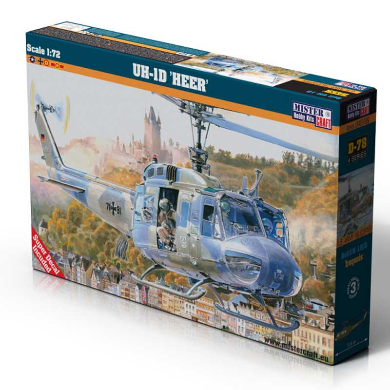 MisterCraft UH-1D Heer (1/72) D-79 MisterCraft UH-1D Heer (1/72) D-79