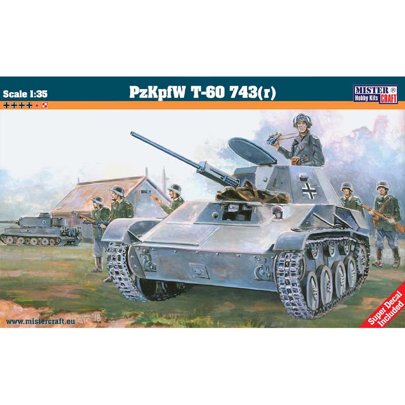 MisterCraft PzKpfw T-60 743 (1/35) E-03 MisterCraft PzKpfw T-60 743 (1/35) E-03