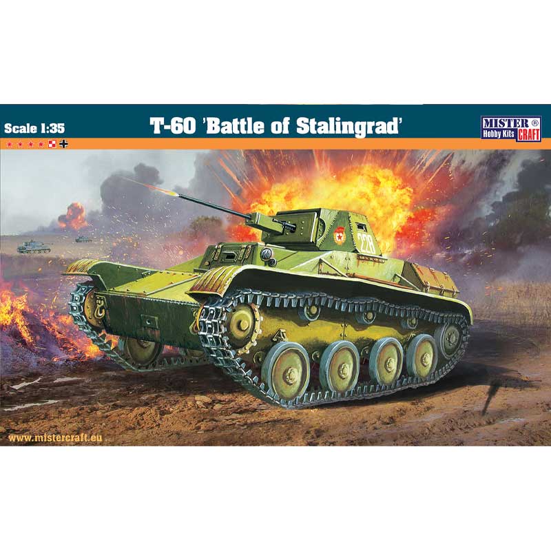 MisterCraft T-60 Battle Of Stalingrad (1/35) E-04 MisterCraft T-60 Battle Of Stalingrad (1/35) E-04