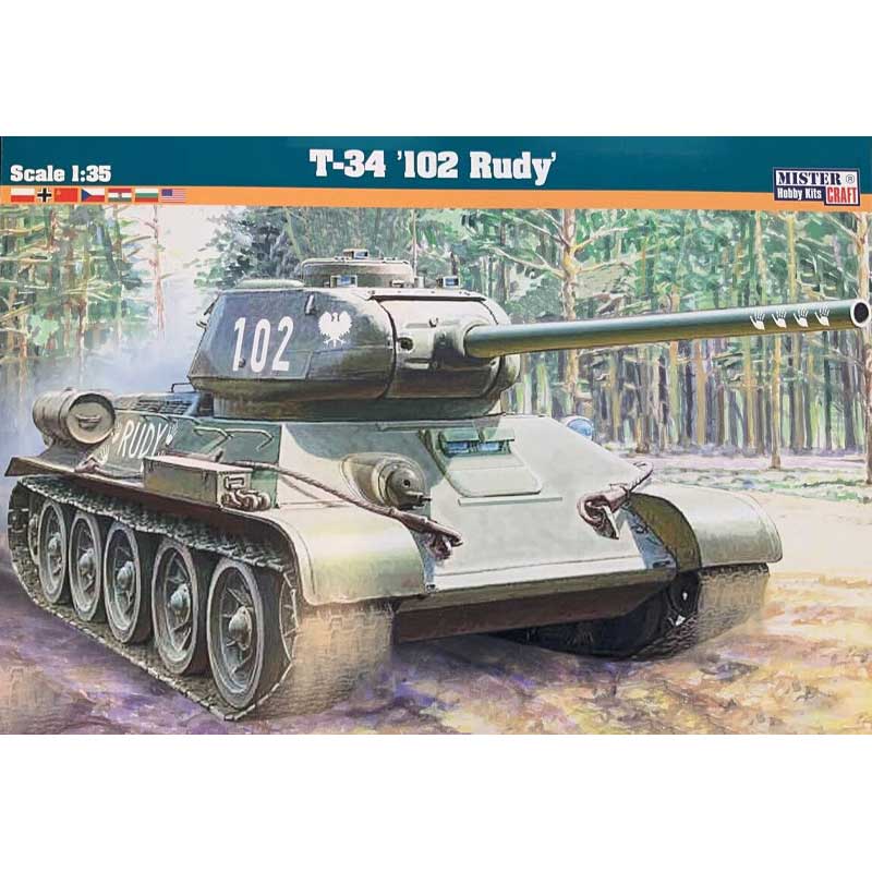 MisterCraft T34/85 Tank (1/35) G-95 MisterCraft T34/85 Tank (1/35) G-95