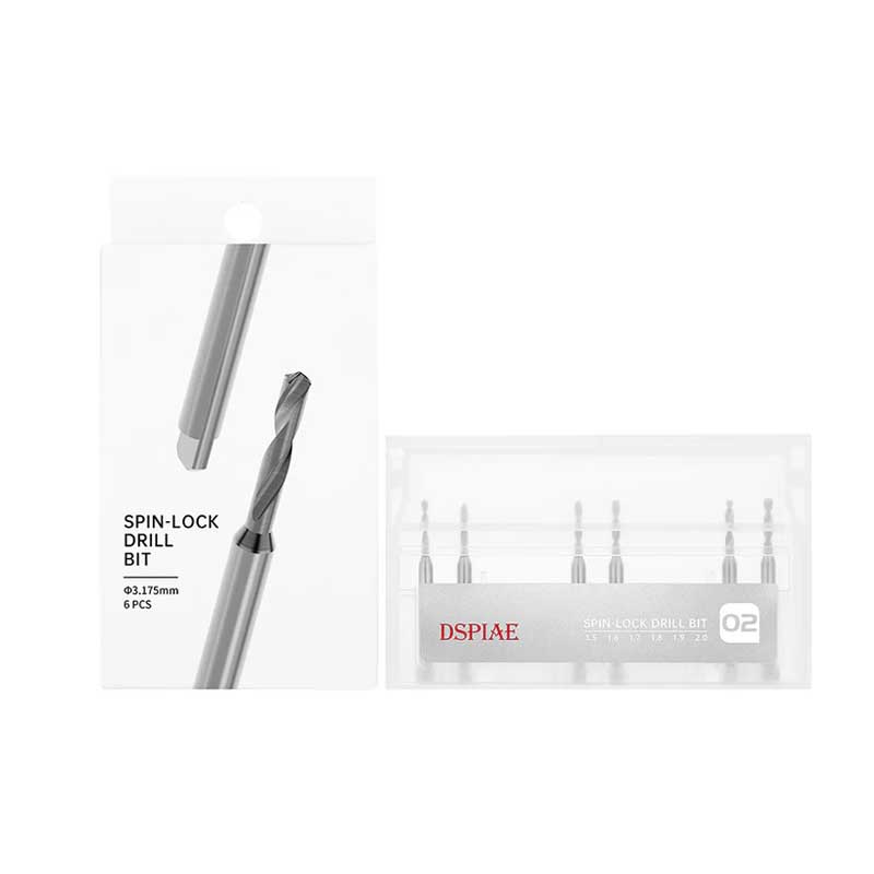 DSPIAE Spin-Lock Drill Bit Set 02 (1.5–2.0mm) XDB-S02 DSPIAE Spin-Lock Drill Bit Set 02 (1.5–2.0mm) XDB-S02