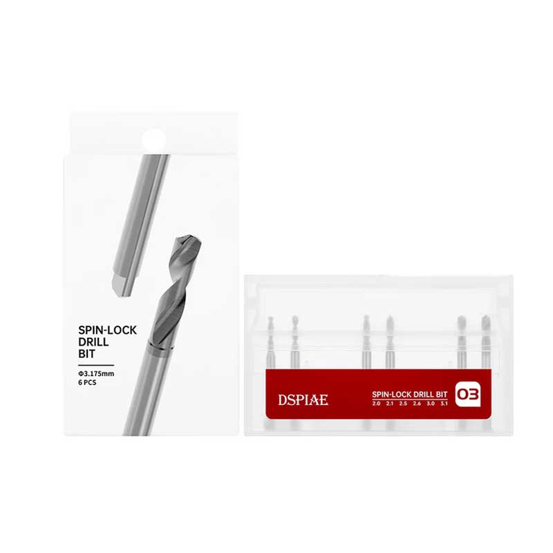 DSPIAE Spin-Lock Drill Bit Set 03 (2.0–3.1mm) XDB-S03 DSPIAE Spin-Lock Drill Bit Set 03 (2.0–3.1mm) XDB-S03