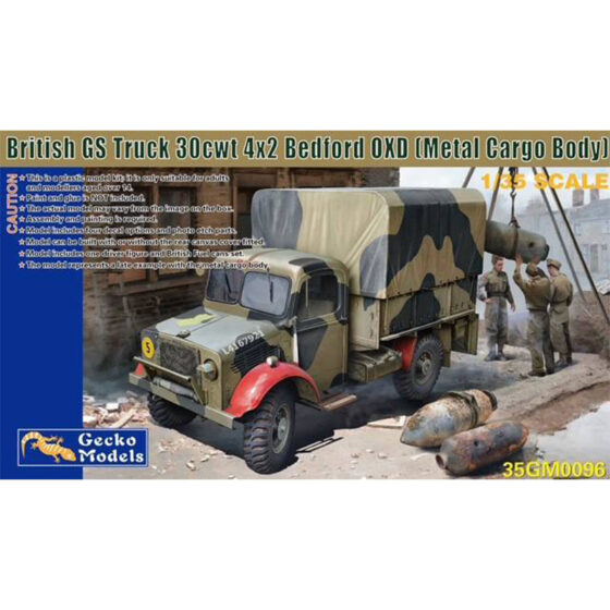Gecko Models British GS Truck Bedford OXD (1/35) 35GM0096 Gecko Models British GS Truck Bedford OXD (1/35) 35GM0096
