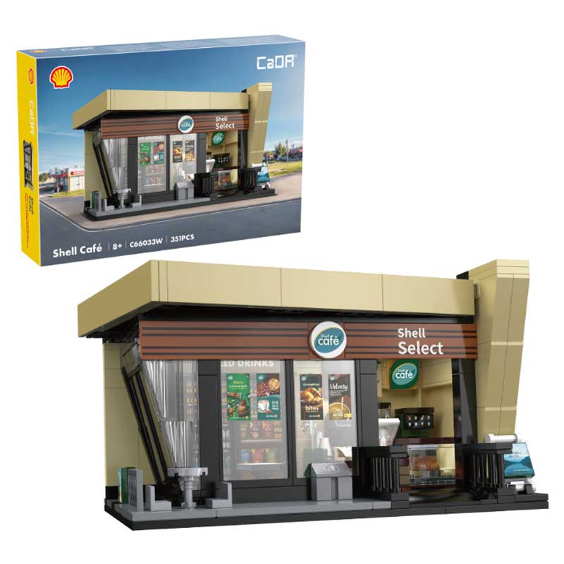 CaDA Bricks Shell Select Café Building C66033W CaDA Bricks Shell Select Café Building C66033W