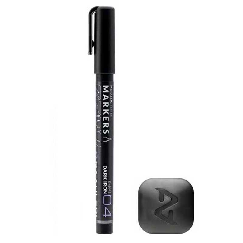 Gaahleri Metallic Marker Dark Iron GM-MS04 Gaahleri Metallic Marker Dark Iron GM-MS04