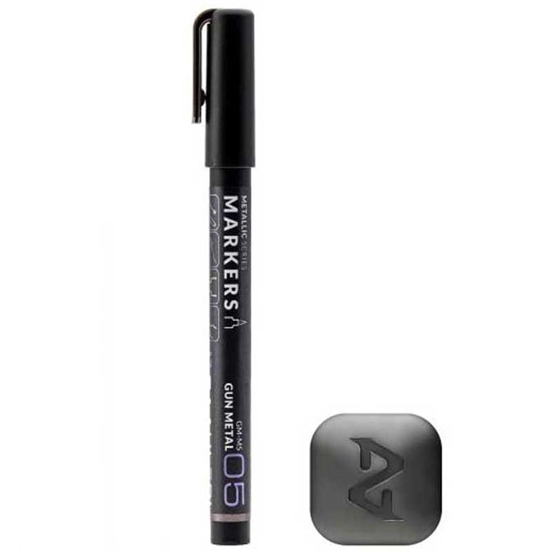 Gaahleri Metallic Marker Gun Metal GM-MS05 Gaahleri Metallic Marker Gun Metal GM-MS05