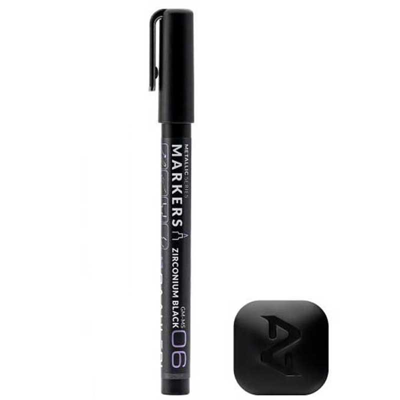 Gaahleri Metallic Marker Zirconium Black GM-MS06 Gaahleri Metallic Marker Zirconium Black GM-MS06