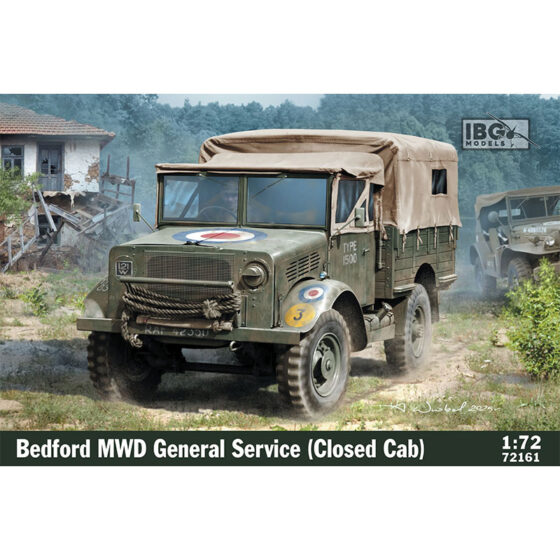 IBG Models Bedford MWD GS Late Closed Cab (1/72) 72161 IBG Models Bedford MWD GS Late Closed Cab (1/72) 72161