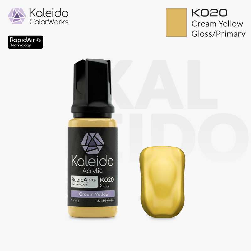 Kaleido Cream Yellow Gloss (20ml) K020 Kaleido Cream Yellow Gloss (20ml) K020