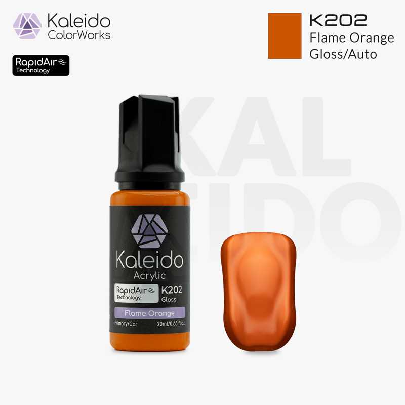 Kaleido Flame Orange Gloss (20ml) K202 Kaleido Flame Orange Gloss (20ml) K202