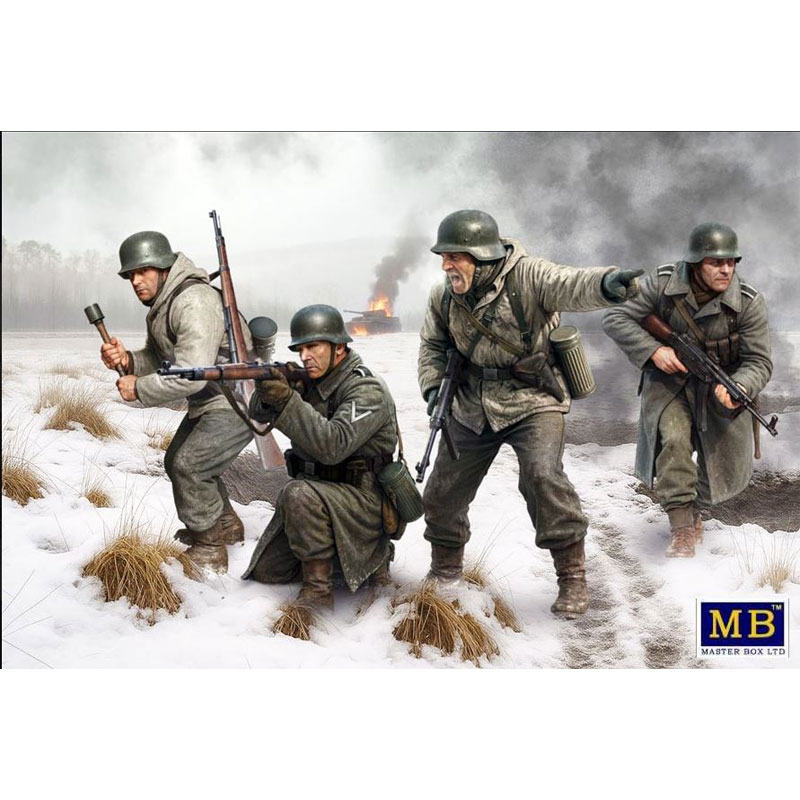 Masterbox German Infantry Bastogne 1944 (1/35) MB35254 Masterbox German Infantry Bastogne 1944 (1/35) MB35254