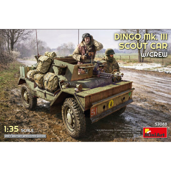 MiniArt Dingo Mk.III Scout Car w Crew (1/35) 53088 MiniArt Dingo Mk.III Scout Car w Crew (1/35) 53088