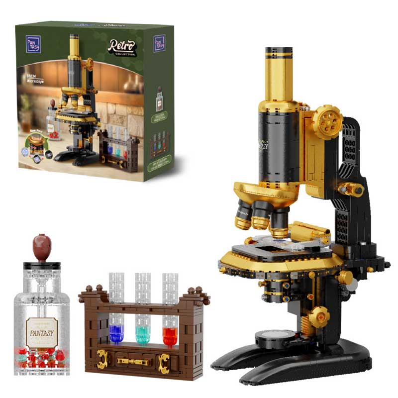 Pantasy Retro Microscope Set (1107pcs) PA85034 Pantasy Retro Microscope Set (1107pcs) PA85034