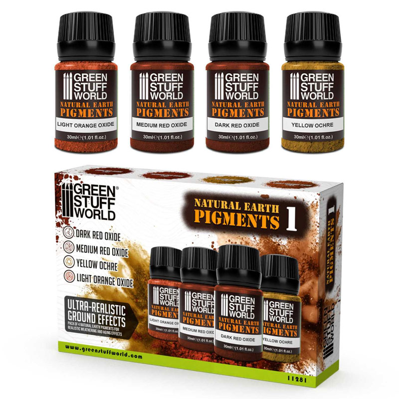 GreenStuffWorld Natural Earth Pigments Set No. 1 11281 GreenStuffWorld Natural Earth Pigments Set No. 1 11281