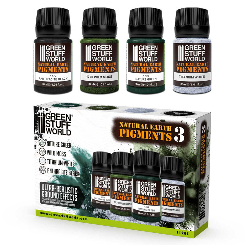 GreenStuffWorld Natural Earth Pigments Set No. 3 11283 GreenStuffWorld Natural Earth Pigments Set No. 3 11283