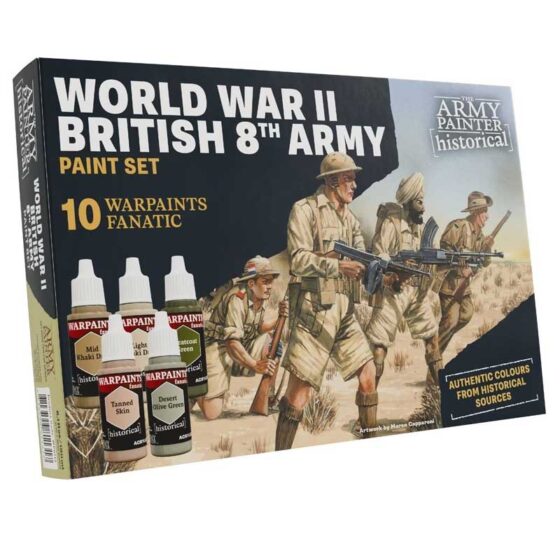 The Army Painter WWII British 8th Army Paint Set WP8113P The Army Painter WWII British 8th Army Paint Set WP8113P