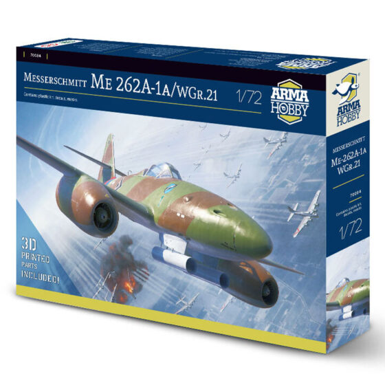 Arma Hobby Messerschmitt Me 262 A-1a/WGr.21 (1/72) 70084 Arma Hobby Messerschmitt Me 262 A-1a/WGr.21 (1/72) 70084