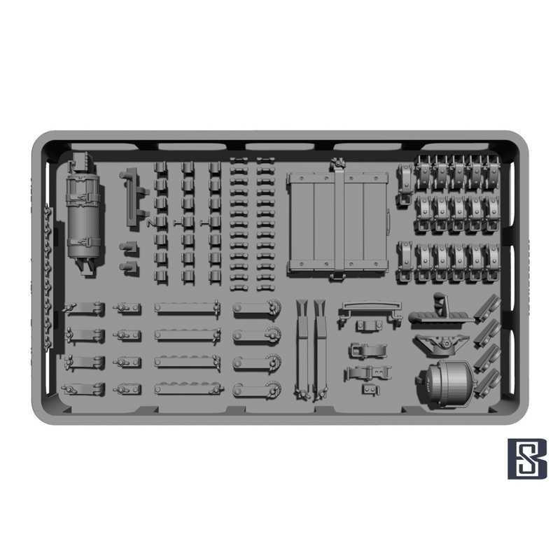 BSK Model Jagdtiger Detail Set (1/35) BSKD35025