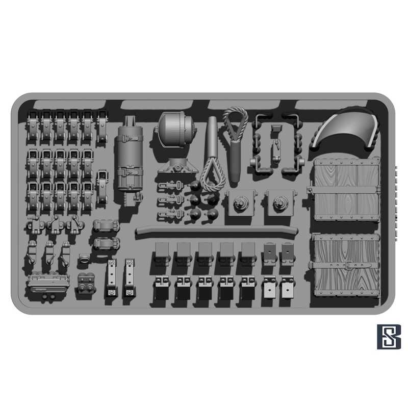 BSK Model Brummbär Detail Set (1/35) BSKD35028