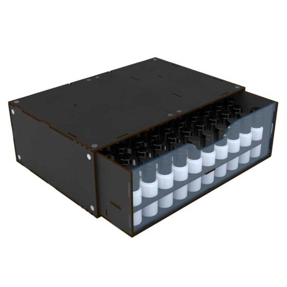 GreenStuffWorld 17Ml Paint Organizer Module - Black 6853 GreenStuffWorld 17Ml Paint Organizer Module - Black 6853