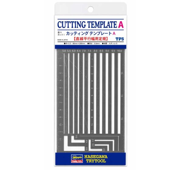 Hasegawa Cutting Template A Parallel Width Ruler TP5 Hasegawa Cutting Template A Parallel Width Ruler TP5