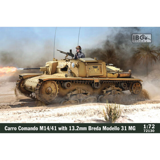 IBG Models Carro Comando M14/41 with Breda Modello (1/72) 72130 IBG Models Carro Comando M14/41 with Breda Modello (1/72) 72130