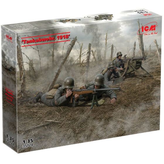 ICM Tankabwehr 1918 German WWI Soldiers (1/35) 35724 ICM Tankabwehr 1918 German WWI Soldiers (1/35) 35724