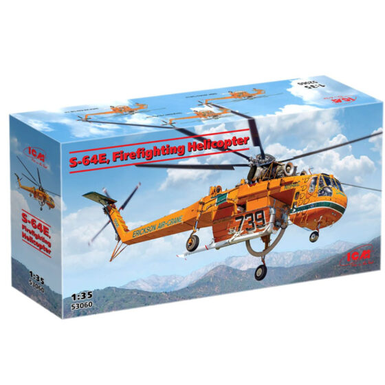 ICM Sikorsky S-64E Skycrane Firefighting Helicopter (1/35) 53060 ICM Sikorsky S-64E Skycrane Firefighting Helicopter (1/35) 53060