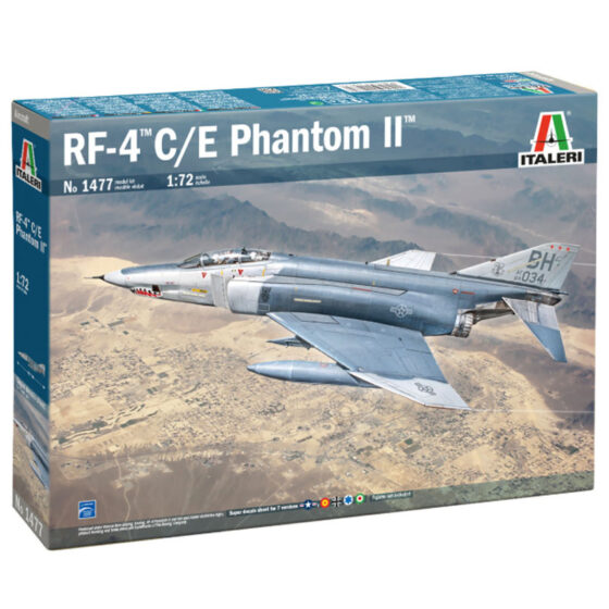 Italeri McDonnell Douglas RF-4C/E Phantom II (1/72) 1477 Italeri McDonnell Douglas RF-4C/E Phantom II (1/72) 1477