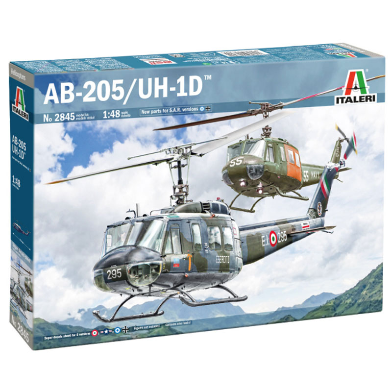 Italeri AB.205 / UH-1D "SAR" Search & Rescue Helicopter (1/48) 2845