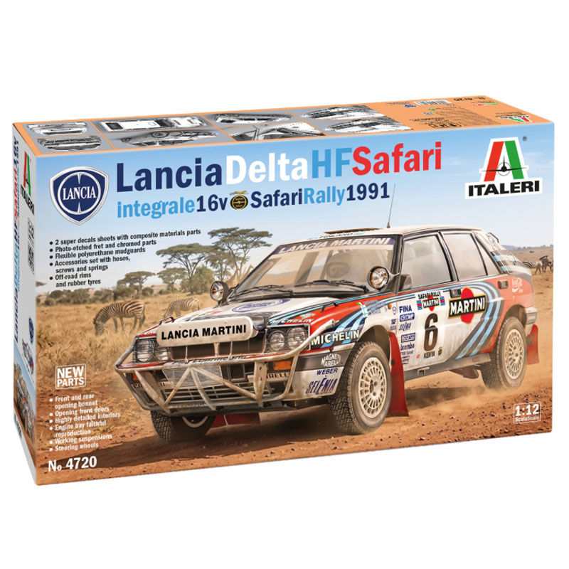 Italeri Lancia Delta Integrale Safari 16V (1/12) 4720