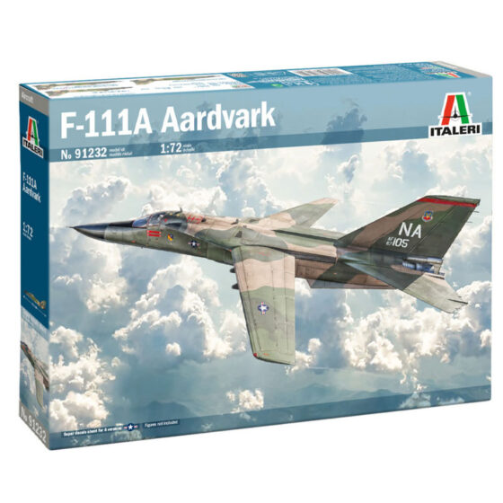 Italeri General Dynamics F-111A Aardvark (1/72) 91232 Italeri General Dynamics F-111A Aardvark (1/72) 91232