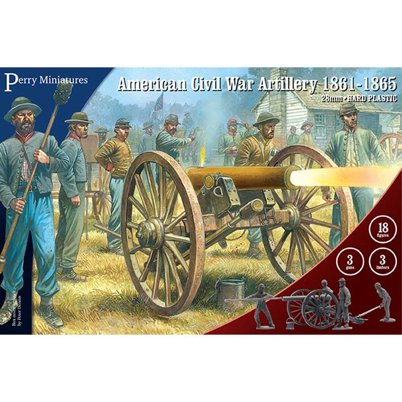 Perry Miniatures American Civil War Artillery 1861-65 (28mm) ACW90 Perry Miniatures American Civil War Artillery 1861-65 (28mm) ACW90