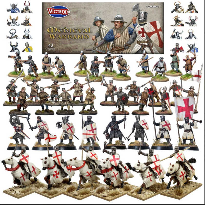 Victrix Medieval Warband (28mm) VXWB005 Victrix Medieval Warband (28mm) VXWB005