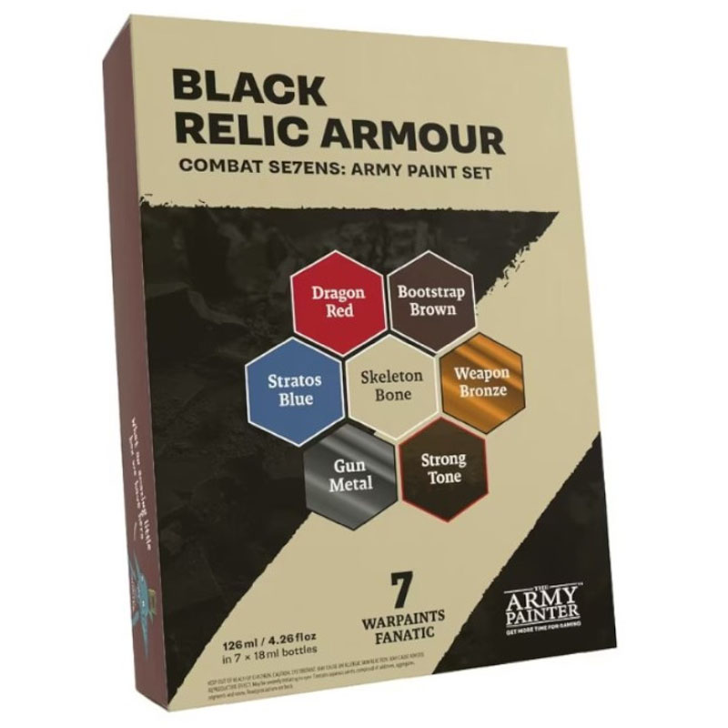 The Army Painter Combat Se7ens Black Relic Armour WP8115P The Army Painter Combat Se7ens Black Relic Armour WP8115P