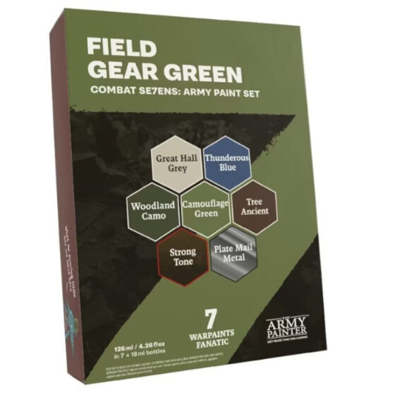 The Army Painter Combat Se7ens Field Gear Green WP8119P The Army Painter Combat Se7ens Field Gear Green WP8119P