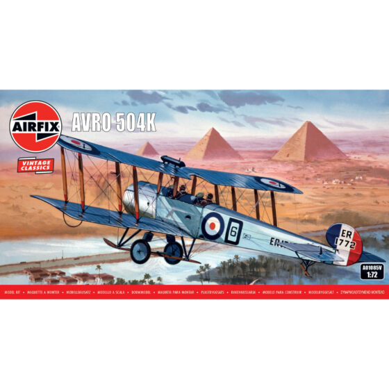 Airfix Avro 504K (1/72) A01085V Airfix Avro 504K (1/72) A01085V