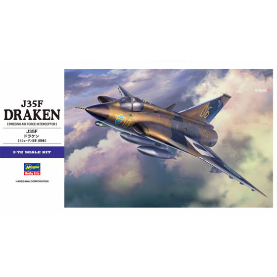 Hasegawa J35F Draken (1/72) HAE48 Hasegawa J35F Draken (1/72) HAE48