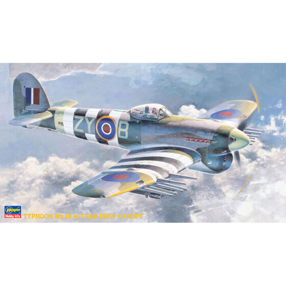 Hasegawa Typhoon Mk.Ib Tear Drop Canopy (1/48) HAJT60 Hasegawa Typhoon Mk.Ib Tear Drop Canopy (1/48) HAJT60