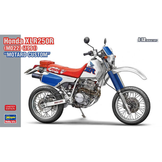 Hasegawa 1991 Honda XLR250R Motard Custom (1/12) HALE21779 Hasegawa 1991 Honda XLR250R Motard Custom (1/12) HALE21779