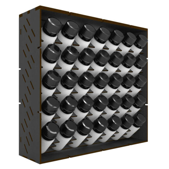 GreenStuffWorld Black Vertical 30ml Paint Rack (30 x 28 x 8.2 cm) 6904 GreenStuffWorld Black Vertical 30ml Paint Rack (30 x 28 x 8.2 cm) 6904