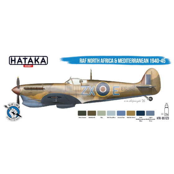 Hataka RAF North Africa & Mediterranean 1940-45 Set (Blue Line) Hataka RAF North Africa & Mediterranean 1940-45 Set (Blue Line)